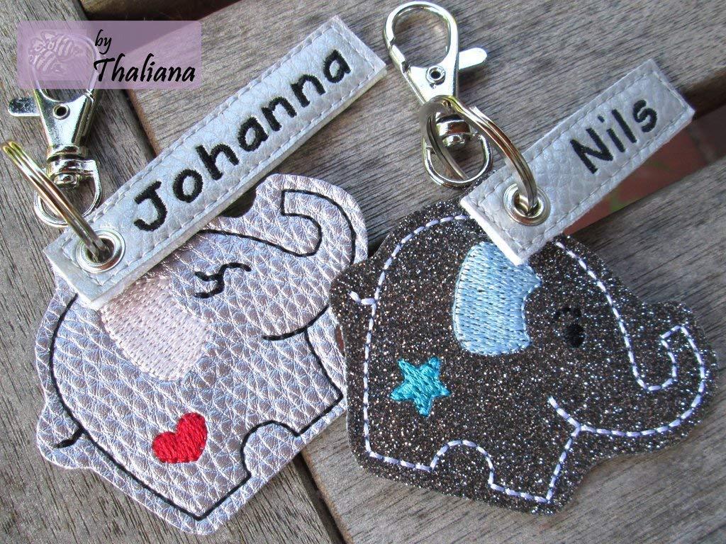 Taschenanhänger Elefant