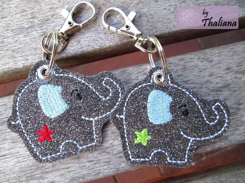 Taschenanhänger Elefant