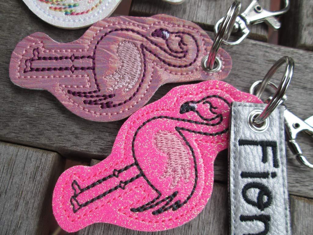 Taschenanhänger Flamingo