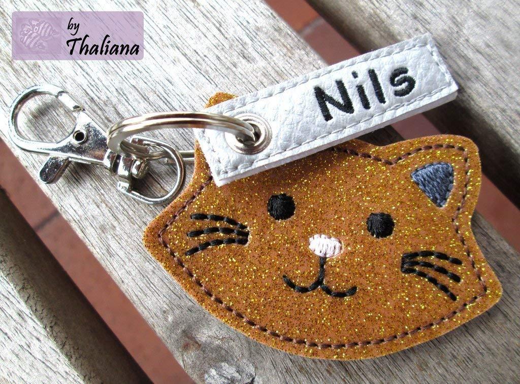 brauner Kater Schlüsselanhänger