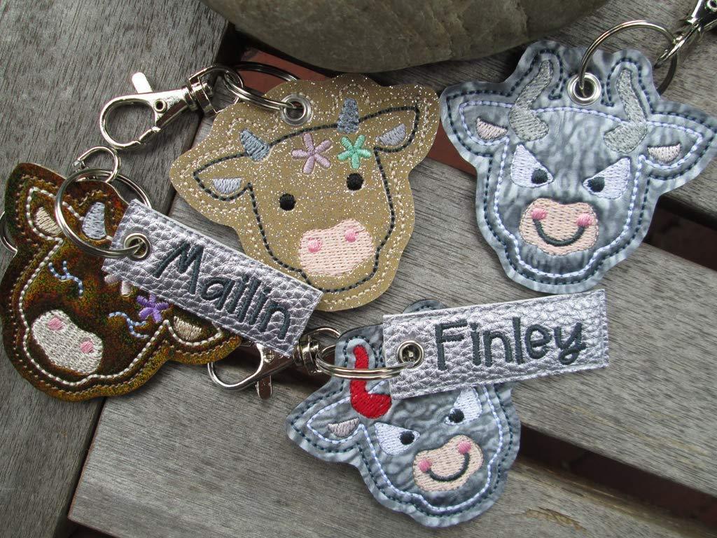 Kuh-Stier-Schlüsselanhänger