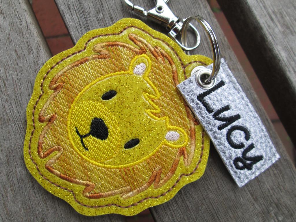 Löwen-Taschenanhänger