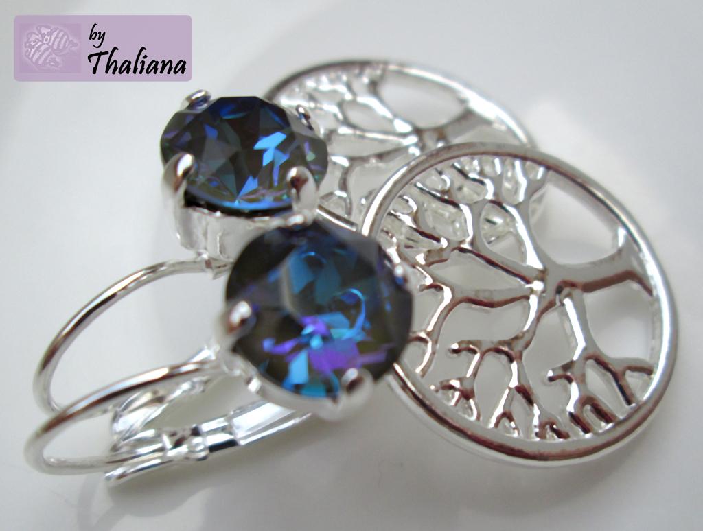 MYSTIC FOREST Tree of Life toll glitzernde Ohrringe