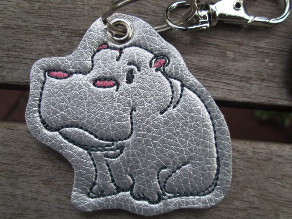 Nilpferd-Taschenanhänger