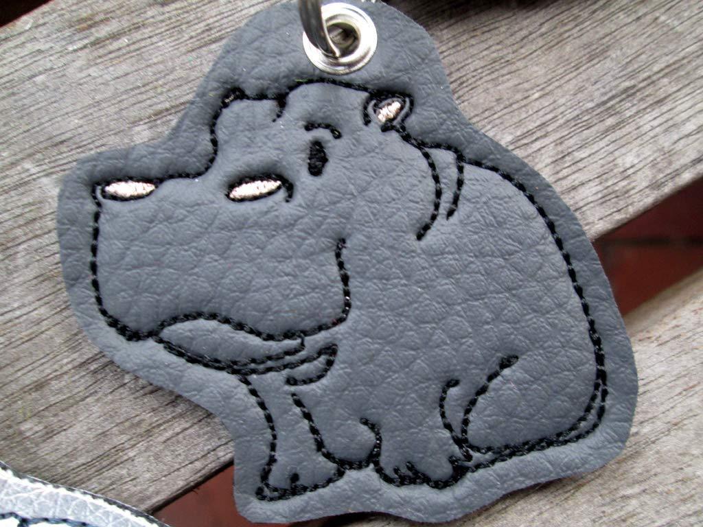 Nilpferd-Schlüsselanhänger