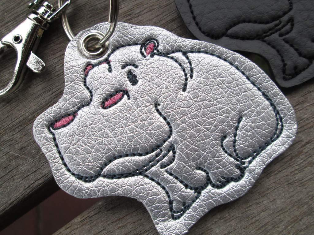 Taschenanhänger Nilpferd Hippo