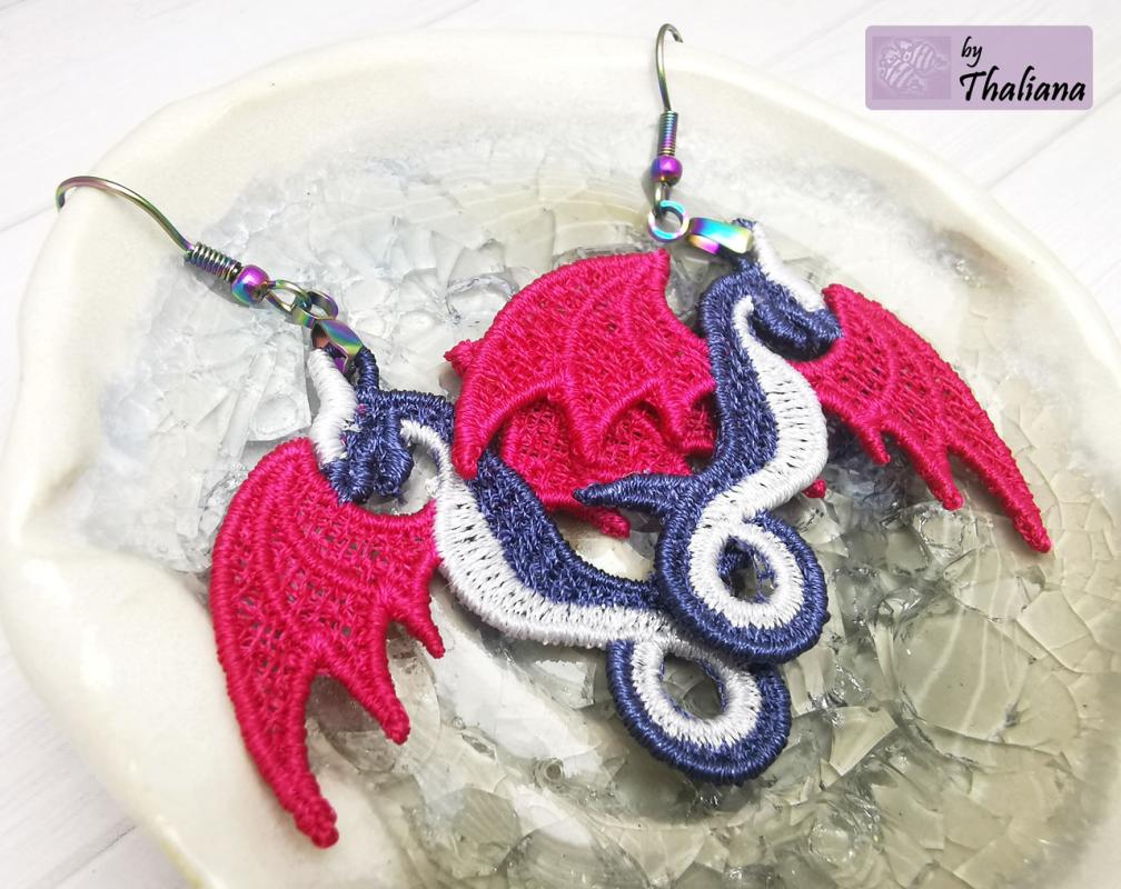 dRaGoN ausgefallene Ohrringe superleicht!