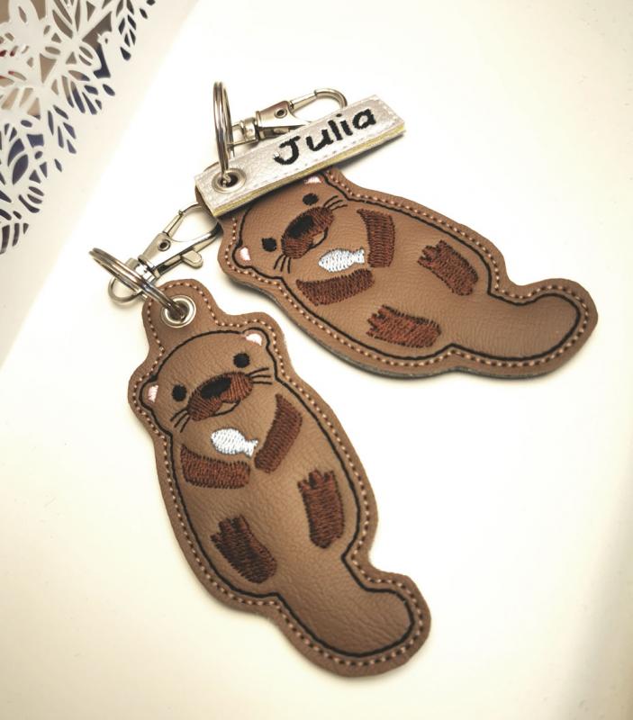Taschenanhänger Otter