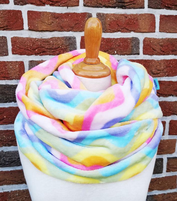 pastellREGENBOGEN Loop Schal XXL megakuschelig