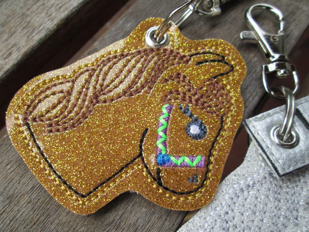 Taschenanhänger Pferd braun