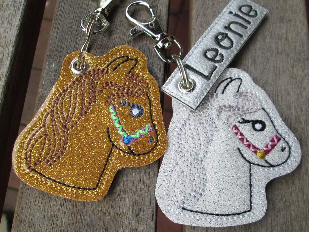 Taschenanhänger Pferd mit Namensanhänger