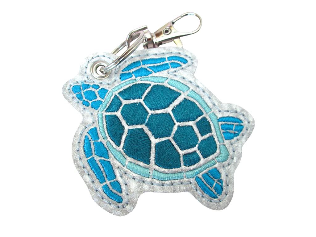 Schildkröte Schlüsselanhänger mit Regenbogen