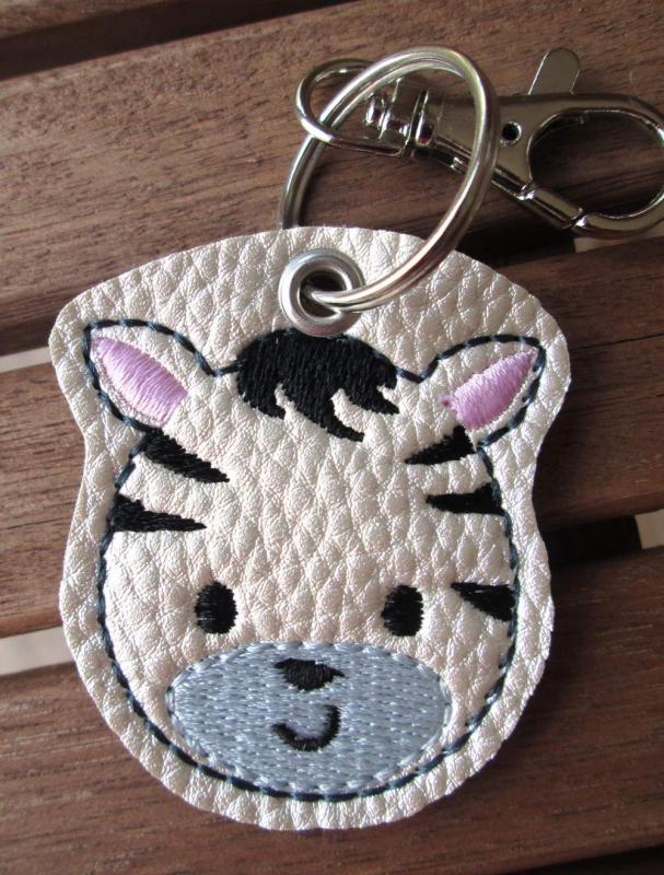 Zebra-Taschenanhänger